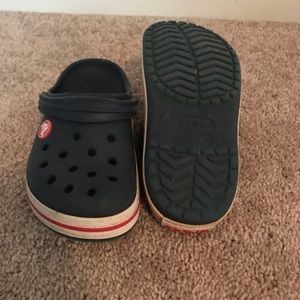 Little Boys Navy Blue Crocs